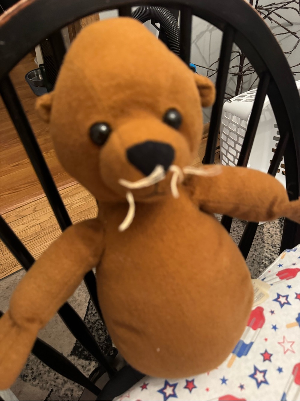 Build-A-Bear Brown Plush Bear with Black Eyes